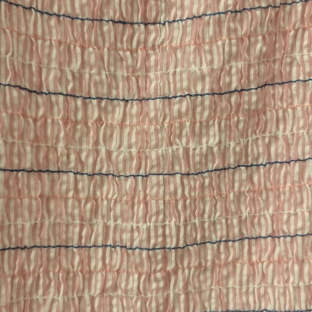 Pink Striped Womans Dress - Picture 6 of 7
